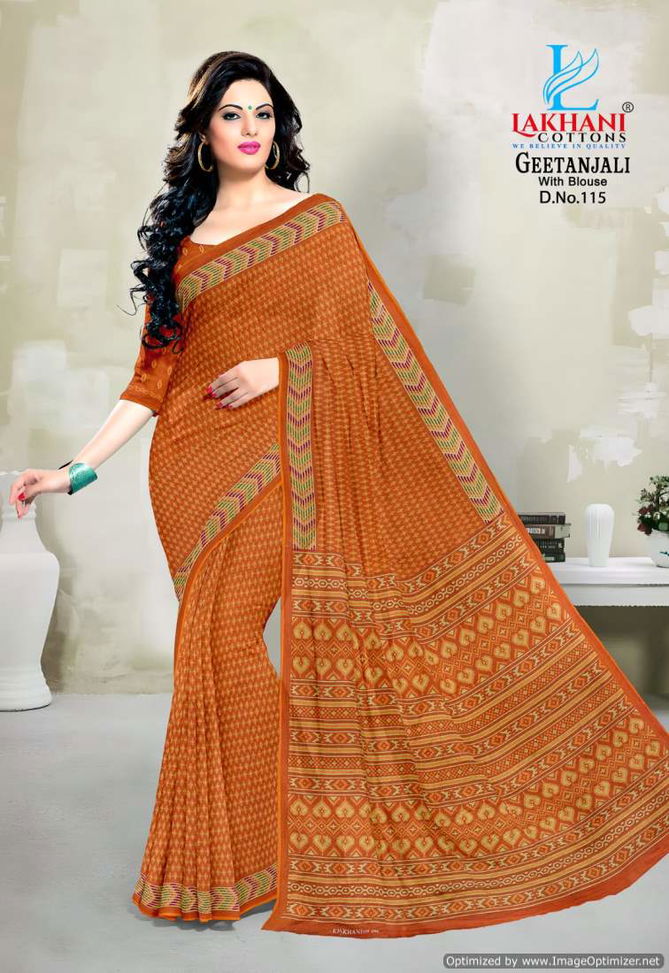 Geetanjali By Lakhani Heavy Cotton Printed Sarees Wholesalers In Delhi